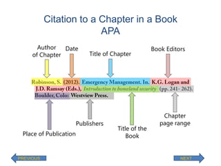 The Information Literacy User's Guide Chapter 4: Gather Components of a ...