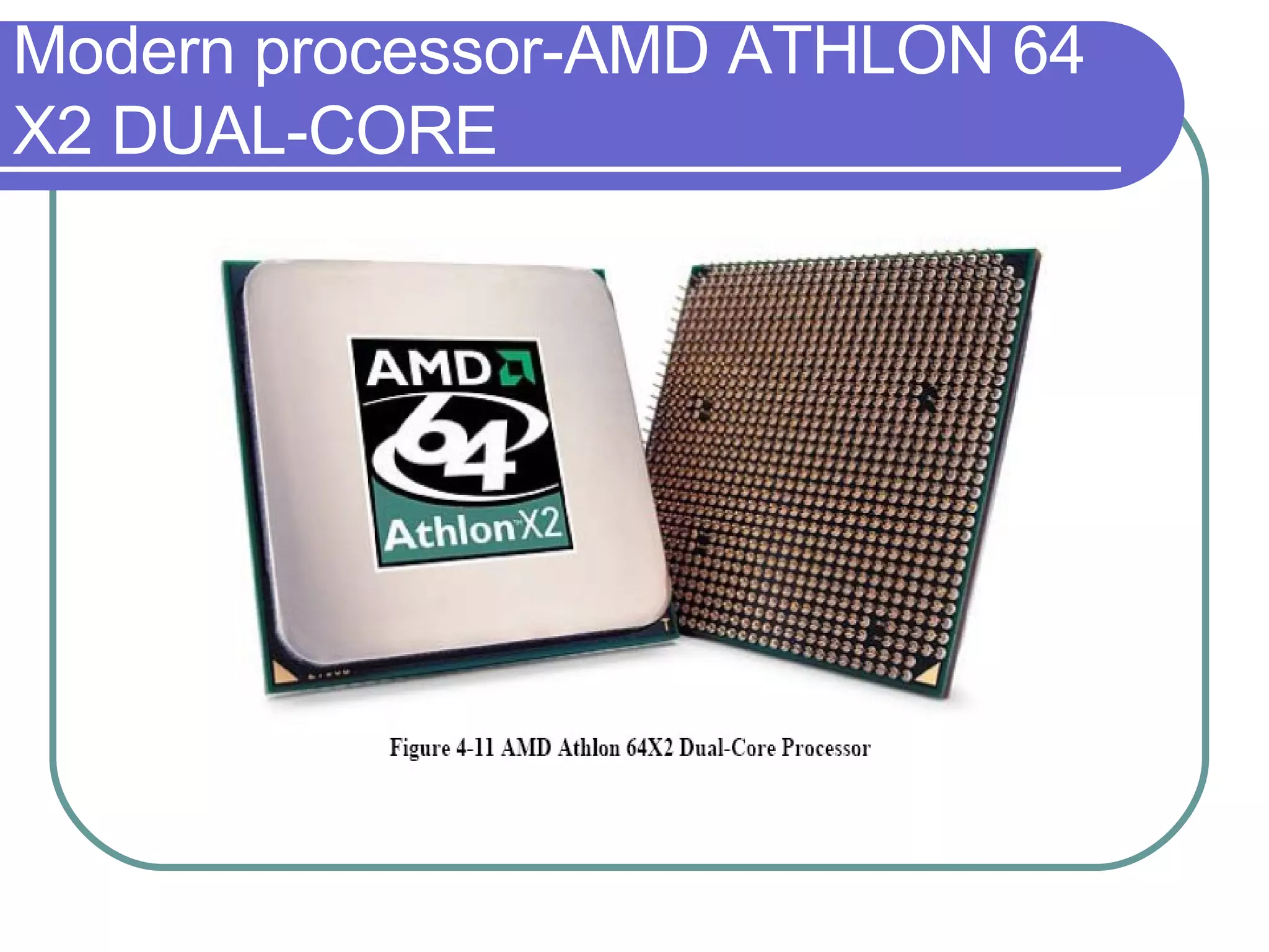 Modern processor-AMD ATHLON 64 X2 DUAL-CORE 