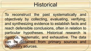 Chapter 4 Historical Analysis Research Example Chapter-4-Research-Methods.pptx