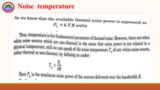 Noise temperature
 