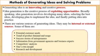 Radial Idea Example Problem Solving creativity and business ideas..... | PPTX