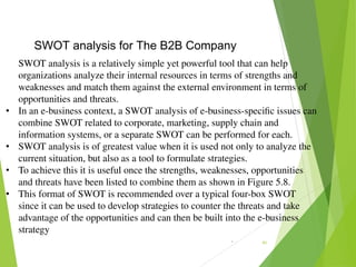 SWOT analysis is a relatively simple yet powerful tool that can help
organizations analyze their internal resources in ter...