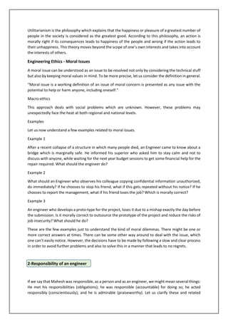 Chapter 4 SCOPES AND AIMS OF ENGINEERING ETHICS ETC | PDF