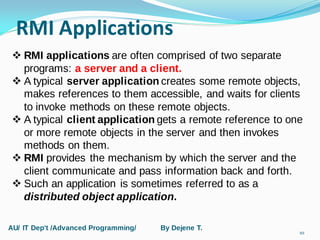 Advanced Java Programming | PPT