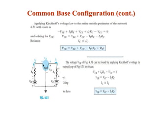 Common Base Configuration (cont.)
 