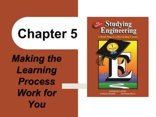 Making the
Learning
Process
Work for
You
Chapter 5
 