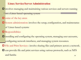 linux system and network administrations | PPT
