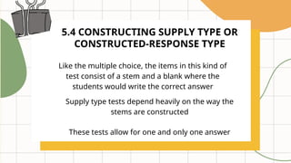 Assessment in learning chapter 5........ | PPTX