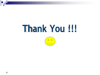 41
Thank You !!!
 