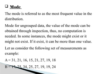 Distribution Mode Chapter-5-Frequency-Distribution Mathematics in the modern World.pptx