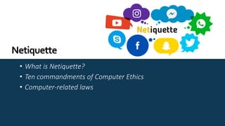 Comprehensive Guide to Netiquette, Computer Ethics, and Cybersecurity ...