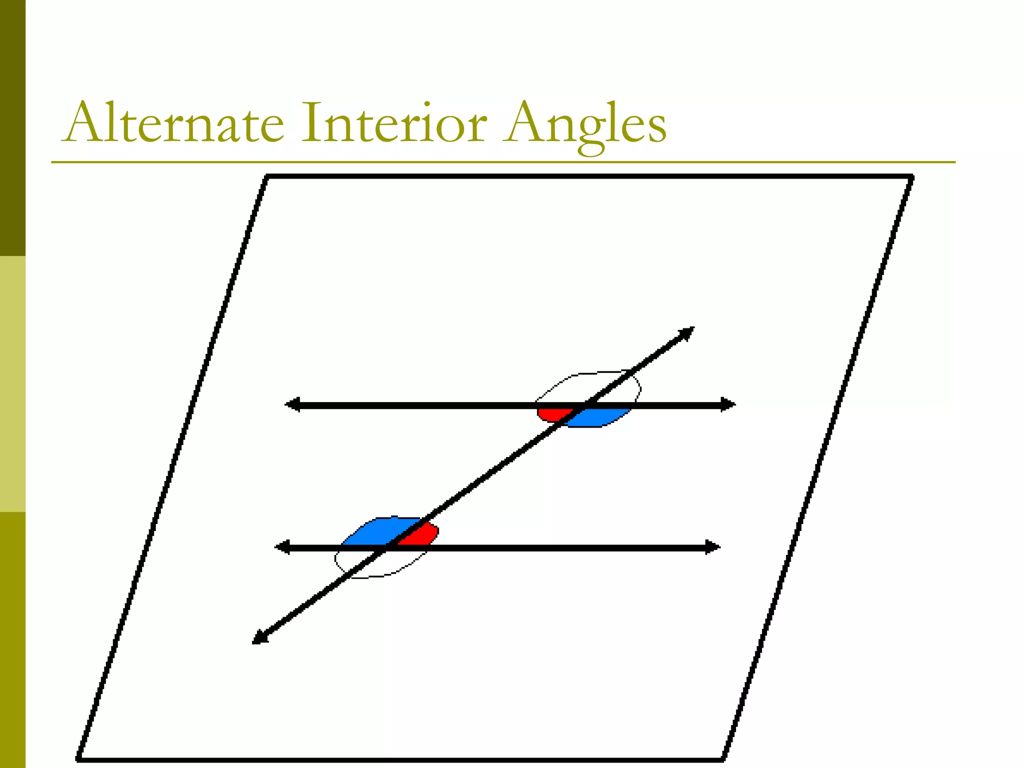 Alternate Interior Angles 