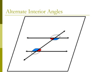 Alternate Interior Angles 