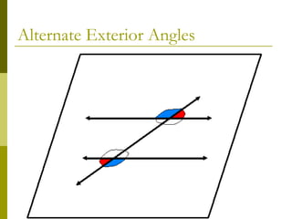 Alternate Exterior Angles 