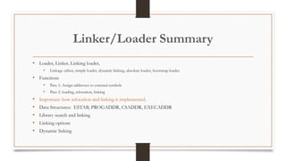 Pass 1 Algorithm For Linking Loader system-software-tools | PDF