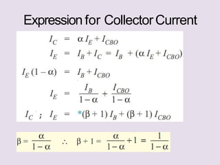 Expression for CollectorCurrent
 