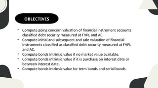 Fvpl Instrument CHAPTER-5-VALUATION-OF-INVESTMENT-IN-BON | PPTX
