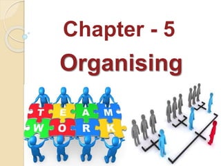 Chapter - 5
Organising
 
