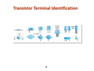 Transistor Terminal Identification
48
 