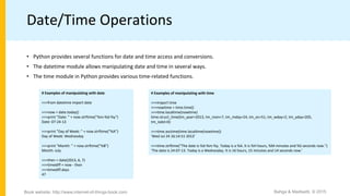 python time asctime() method with example ... Chapter 6 | PDF