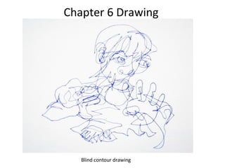 Chapter 6 Drawing  Blind contour drawing 