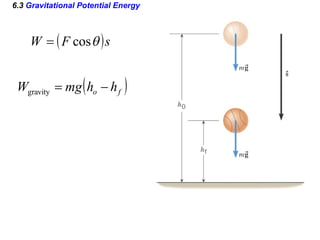 6.3  Gravitational Potential Energy 