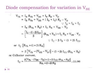 Diode compensation for variation in VBE
56
 