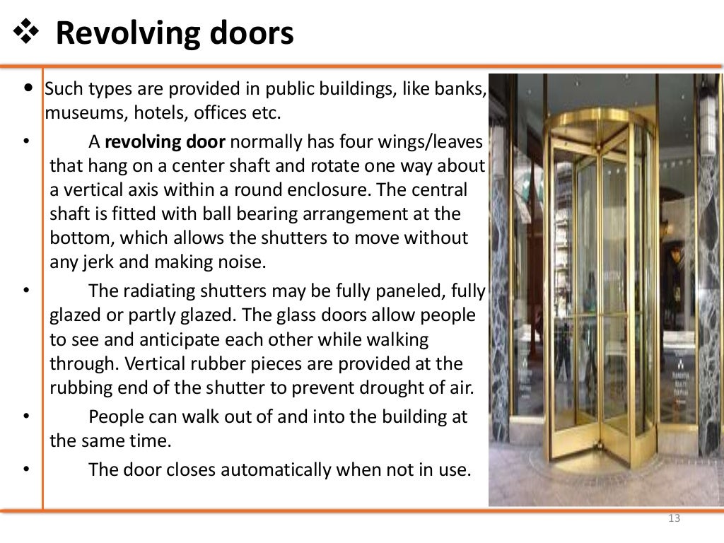 Chapter 6 doors, windows & ventilators