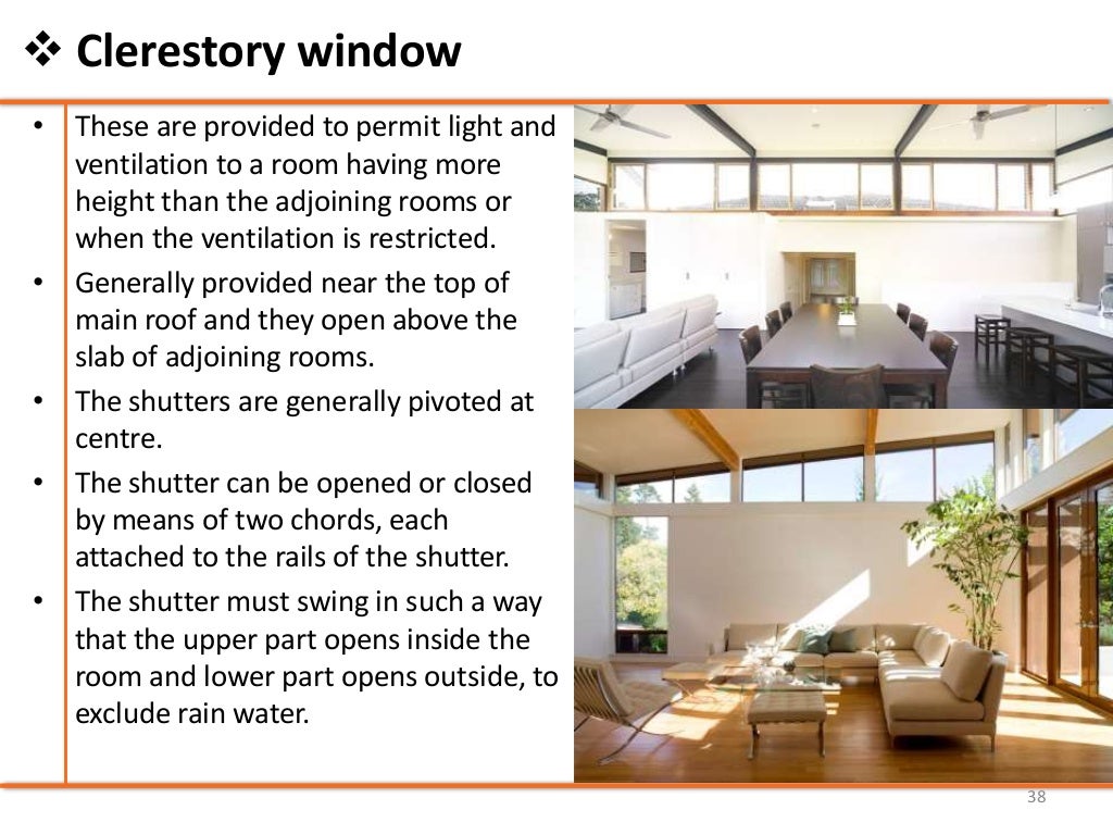 Chapter 6 doors, windows & ventilators