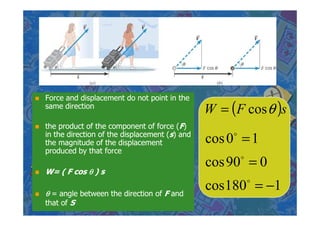 Chapter 6 Work And Energy