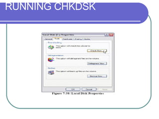 RUNNING CHKDSK 