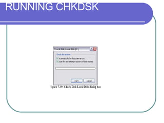 RUNNING CHKDSK 