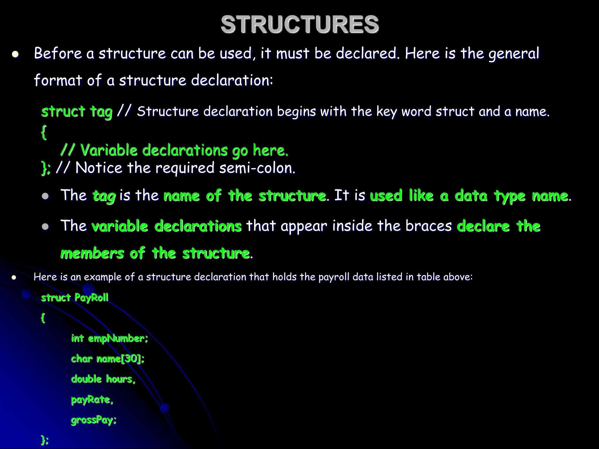 CHAPTER-7 C++ PROGRAMMING ( STRUCTURE IN C++) | PPT | Programming ...