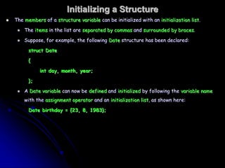 CHAPTER-7 C++ PROGRAMMING ( STRUCTURE IN C++) | PPT