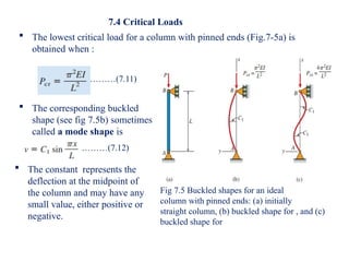 Comprehensive Analysis of Column Buckling and Structural Stability | PPTX