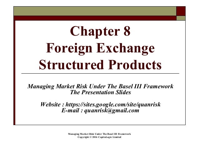 Chapter 8 Fx Structured Products - 