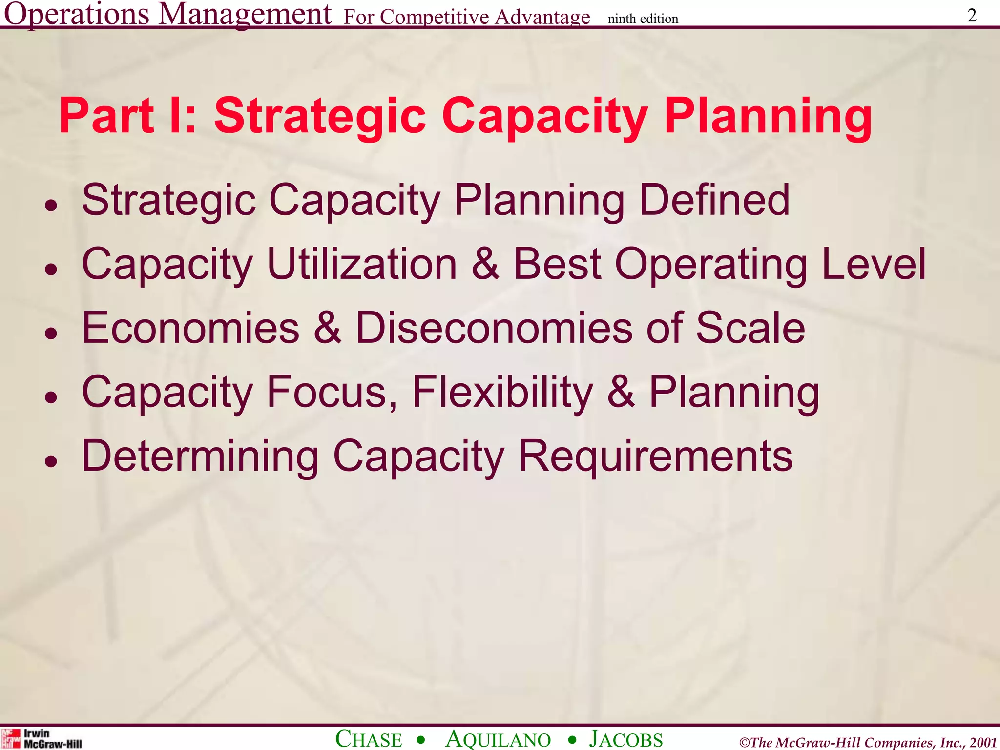 Chapter-8 Capacity Planning, Aggregate Planning and Scheduling.pptx