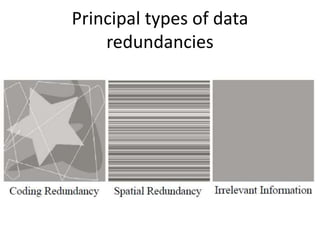 Principal types of data
redundancies
 