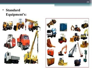 Chapter 8 introduction to construction equipments | PPT
