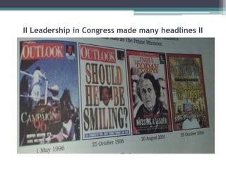 II Leadership in Congress made many headlines II
 