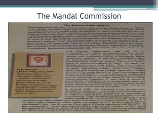 The Mandal Commission
 
