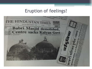 Eruption of feelings!
 