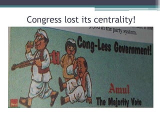 Congress lost its centrality!
 