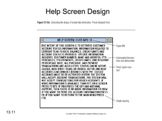 13. Help Screen Design  