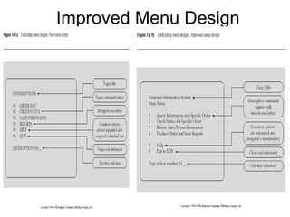 Improved Menu Design 