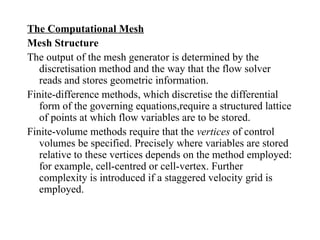 Discretise Comprehensive Overview of the CFD Process | PPT