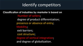 Identifying and Analyzing competitors | PPTX