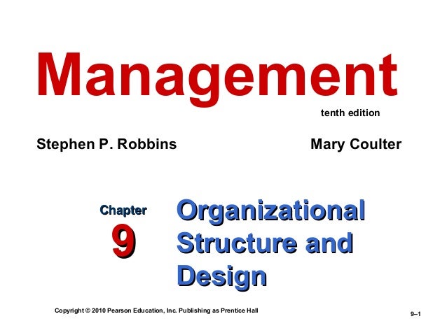 Chapter 9 Management 10 Th Edition By Robbins And Coulter