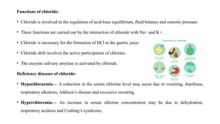 MINERALS (BIOCHEMISTRY AND CLINICAL PATHOLOGY) chapter-9 (D- PHARMACY ...