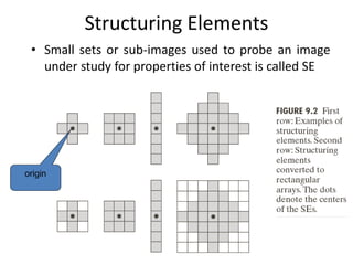 Chapter 9 morphological image processing | PPTX